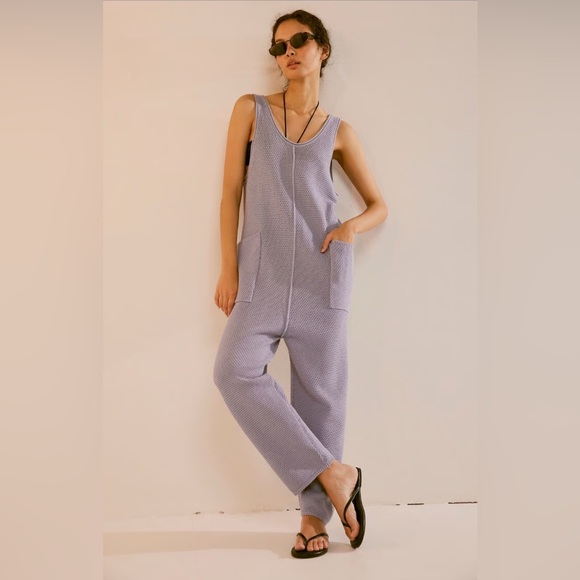 Free People Hailee Lilac Purple Sweater Knit Sleeveless...